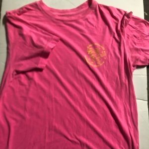 Pink highlighted shirt